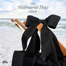 Load image into Gallery viewer, Case-Mate Midnight Black Bow Jelly Tote Bag
