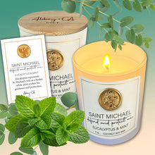 Load image into Gallery viewer, Saint Scentspirations Candles: Saint Peregrine - Sea Salt &amp; Driftwood
