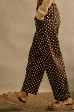 Load image into Gallery viewer, BROWN POLKA DOT BARREL JEAN

