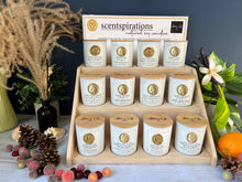 Load image into Gallery viewer, Saint Scentspirations Candles: Our Lady of the Miraculous Medal - Gardenia &amp; Sandalwood
