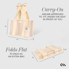Load image into Gallery viewer, Case-Mate Ecru Raffia Bow Jelly Tote Bag
