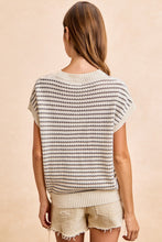 Load image into Gallery viewer, POINTELLE SLEEVELESS SWEATER TOP
