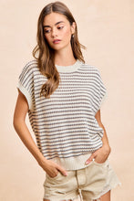 Load image into Gallery viewer, POINTELLE SLEEVELESS SWEATER TOP
