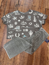 Load image into Gallery viewer, WESTERN ROUNDUP TSHIRT - OLIVE
